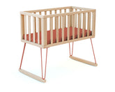 Berceau à bascule en bois Terracotta - Jurababy